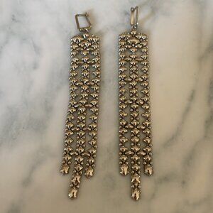 Silver Waterfall Dangle Earrings